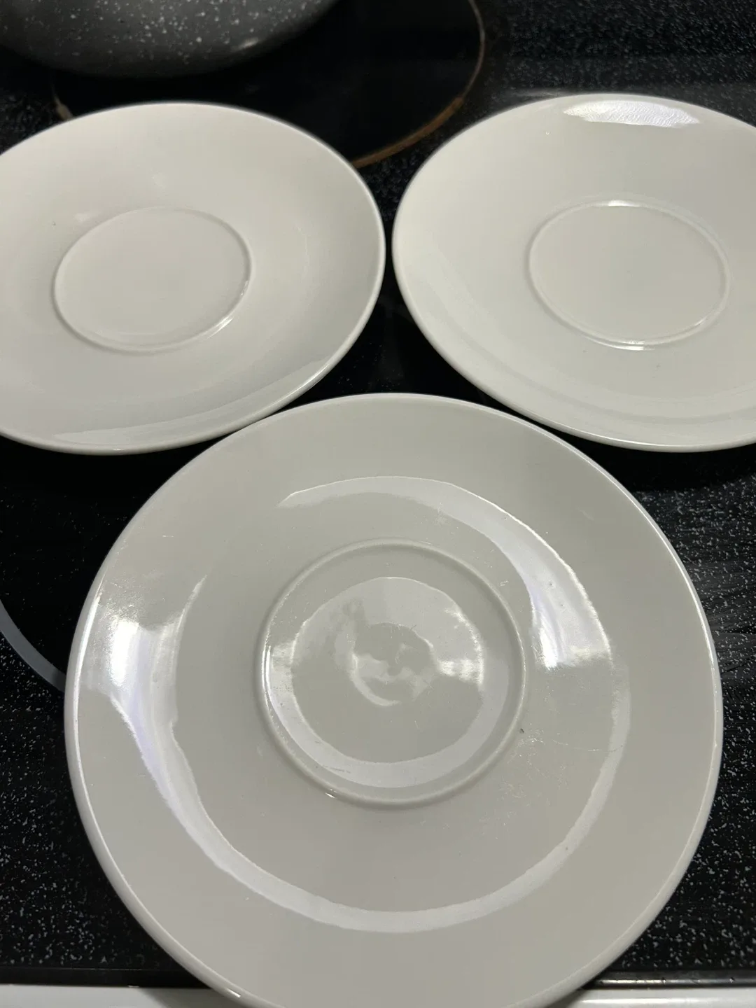 Beautiful white china Cups plate and soup bowls