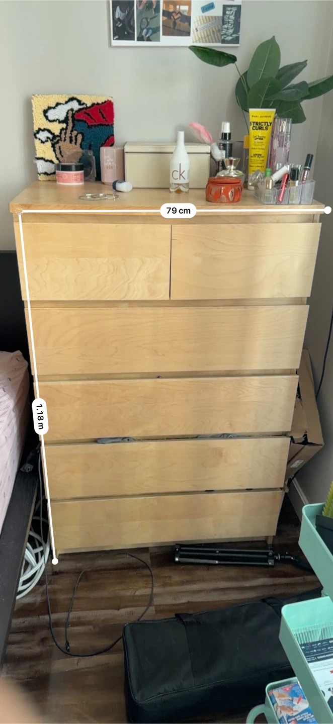 Great condition IKEA 6-Drawer Dresser - photo 2