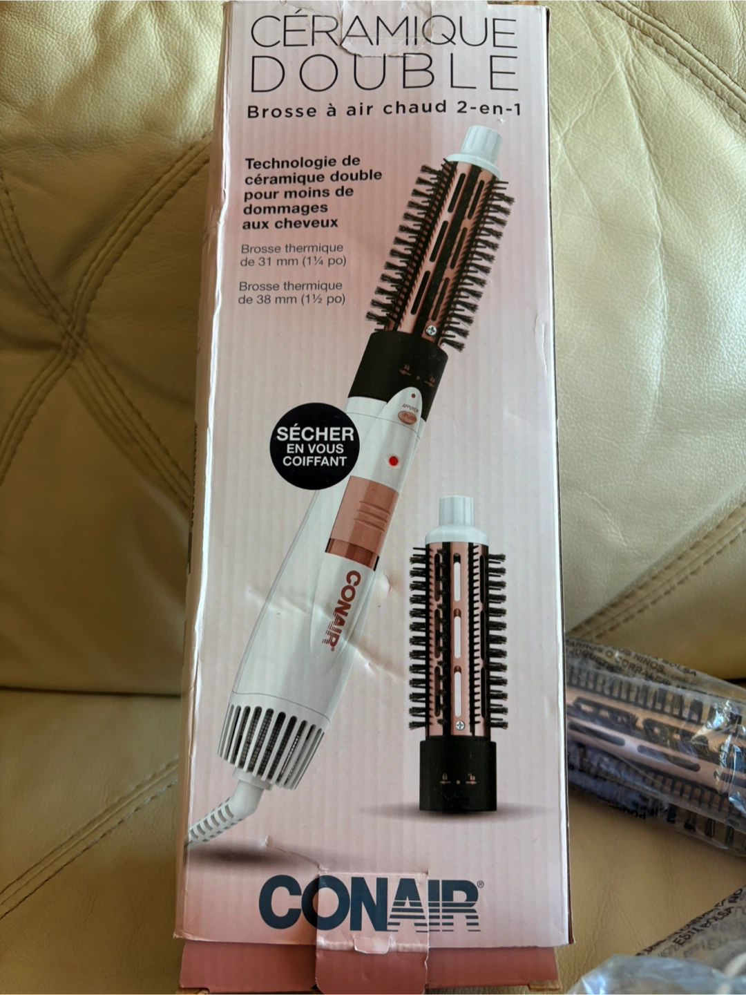 Conair Céramique Double Brosse à Air Chaud 2-en-1