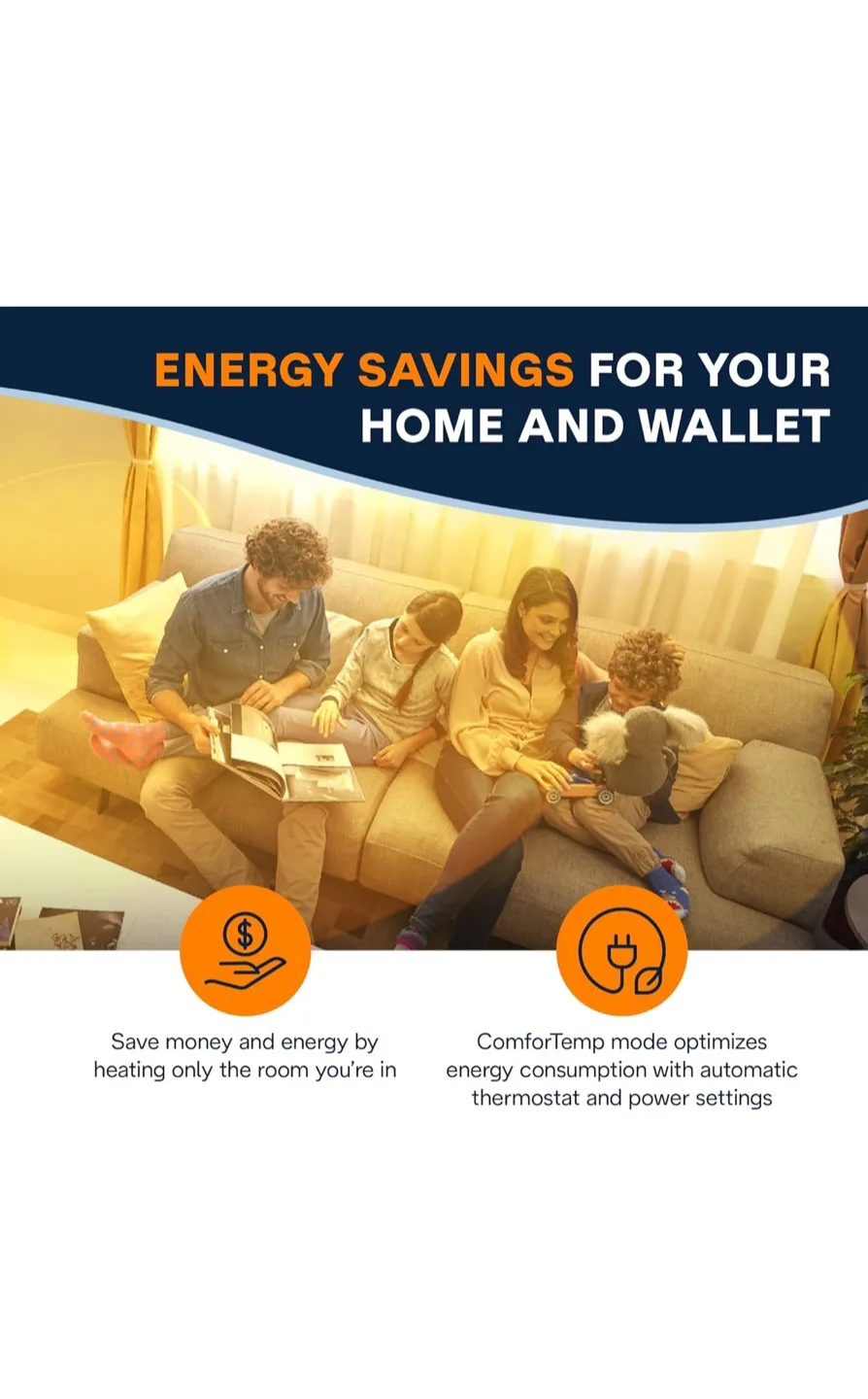 BrandNew DeLonghi 1500W ComfortTemp Portable Oil-Filled Radiator image indicator(6)