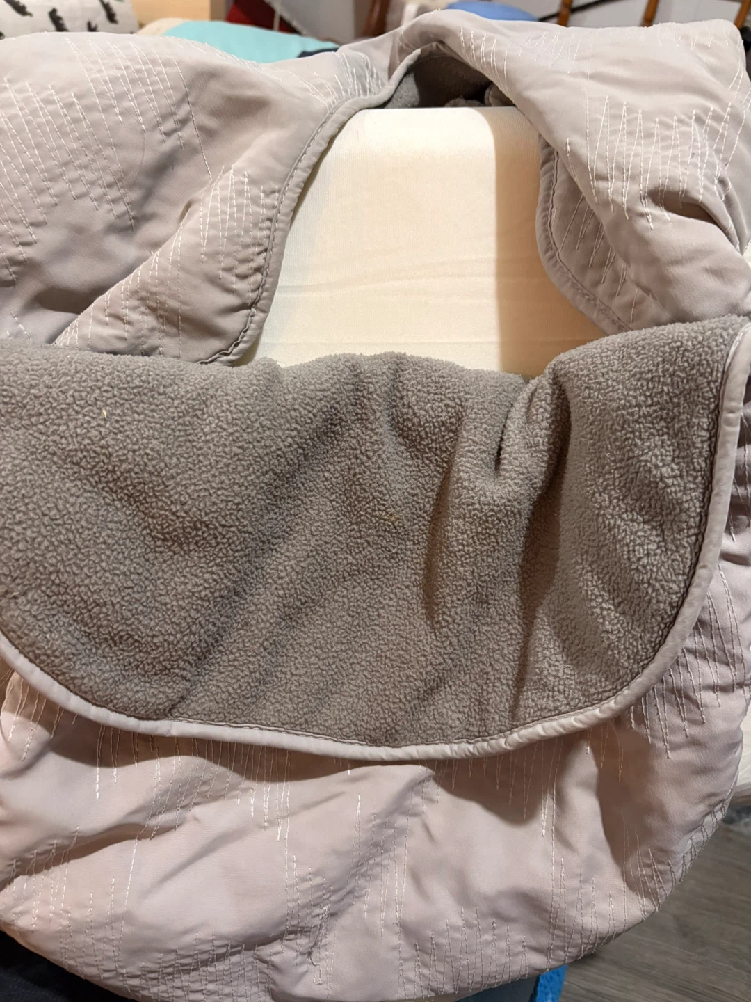Infant Car Seat Cover - Grey