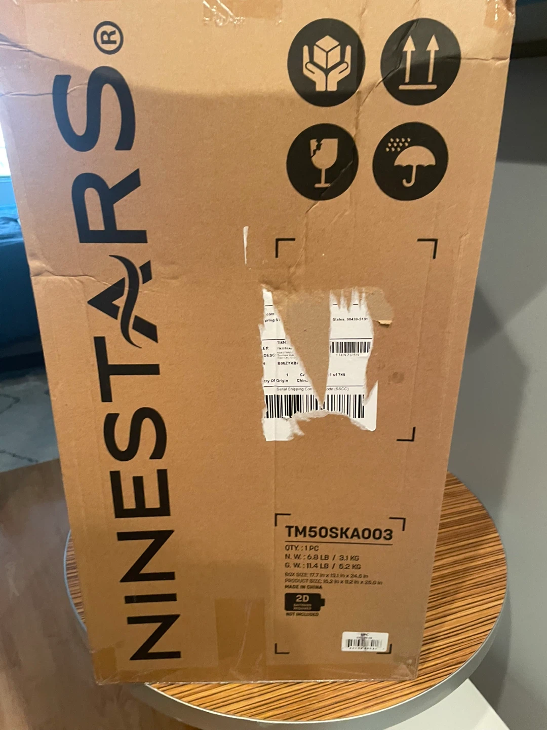 NINESTARS Motion Sensor Trash Can - 13.2 Gallon - photo 2
