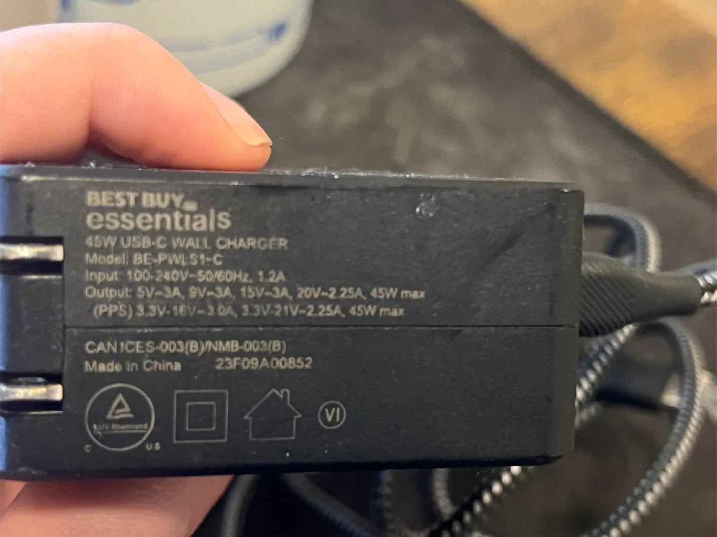 Best Buy Essentials 45W USB-C Wall Charger