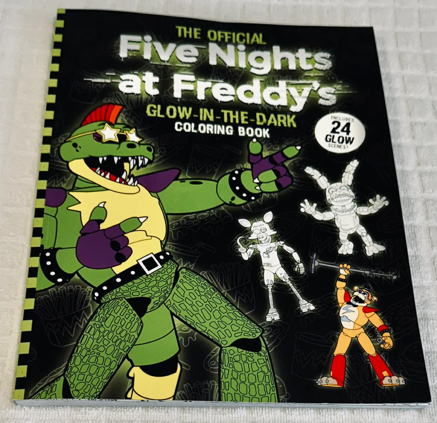 Five Nights at Freddy’s Glow-in-the-Dark Colouring Book…