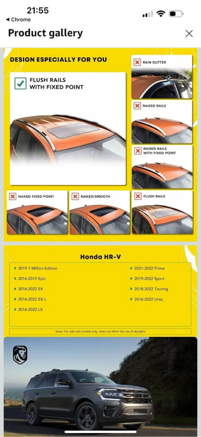 🚙 YHTAUTO Roof Rack Cross Bars 🚙 image indicator(6)