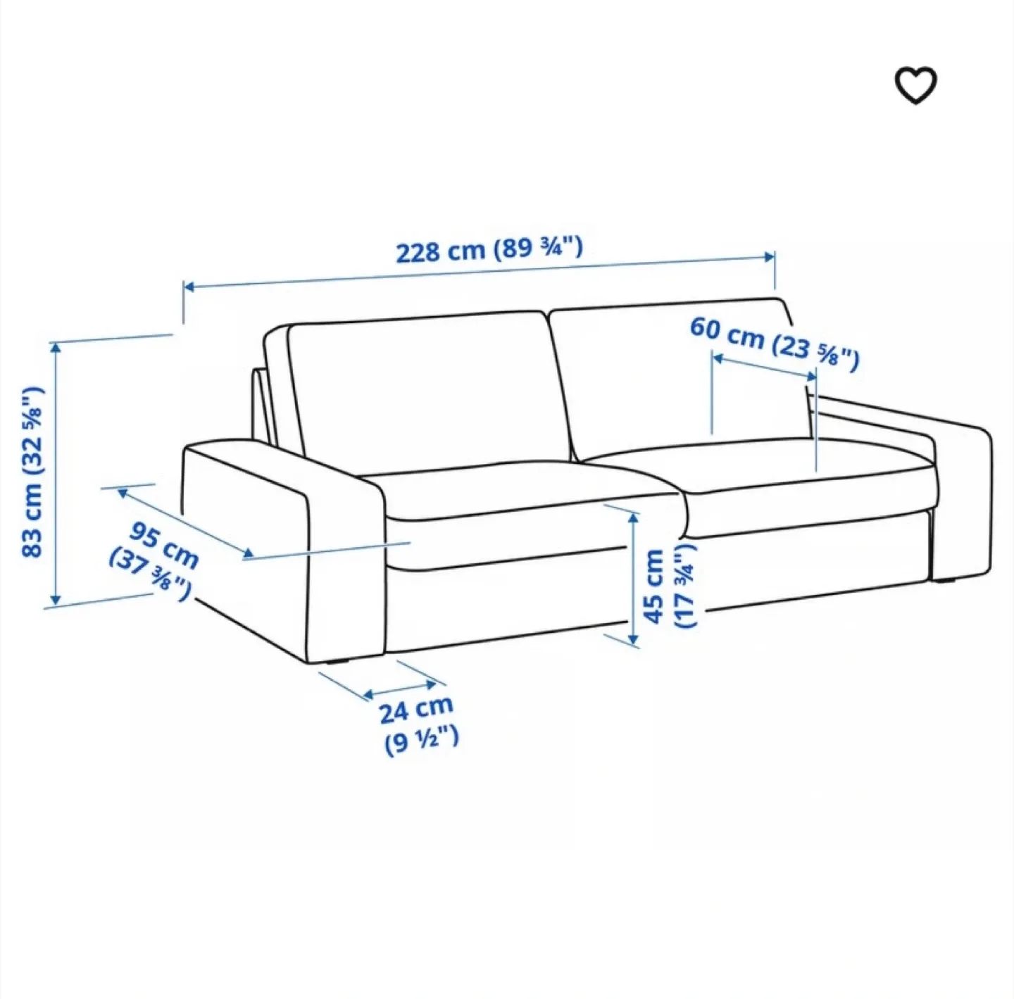 Grey IKEA Kivik Sofa (CAN DELIVER) image indicator(2)