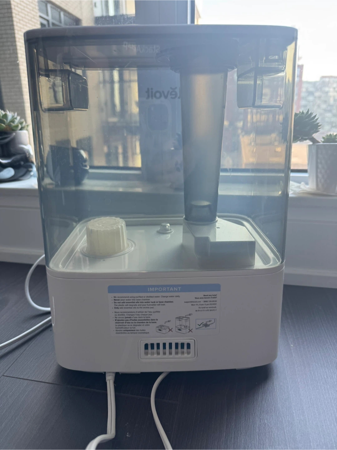 Levoit Ultrasonic Humidifier + Filter Sponges - deep cleaned - photo 4