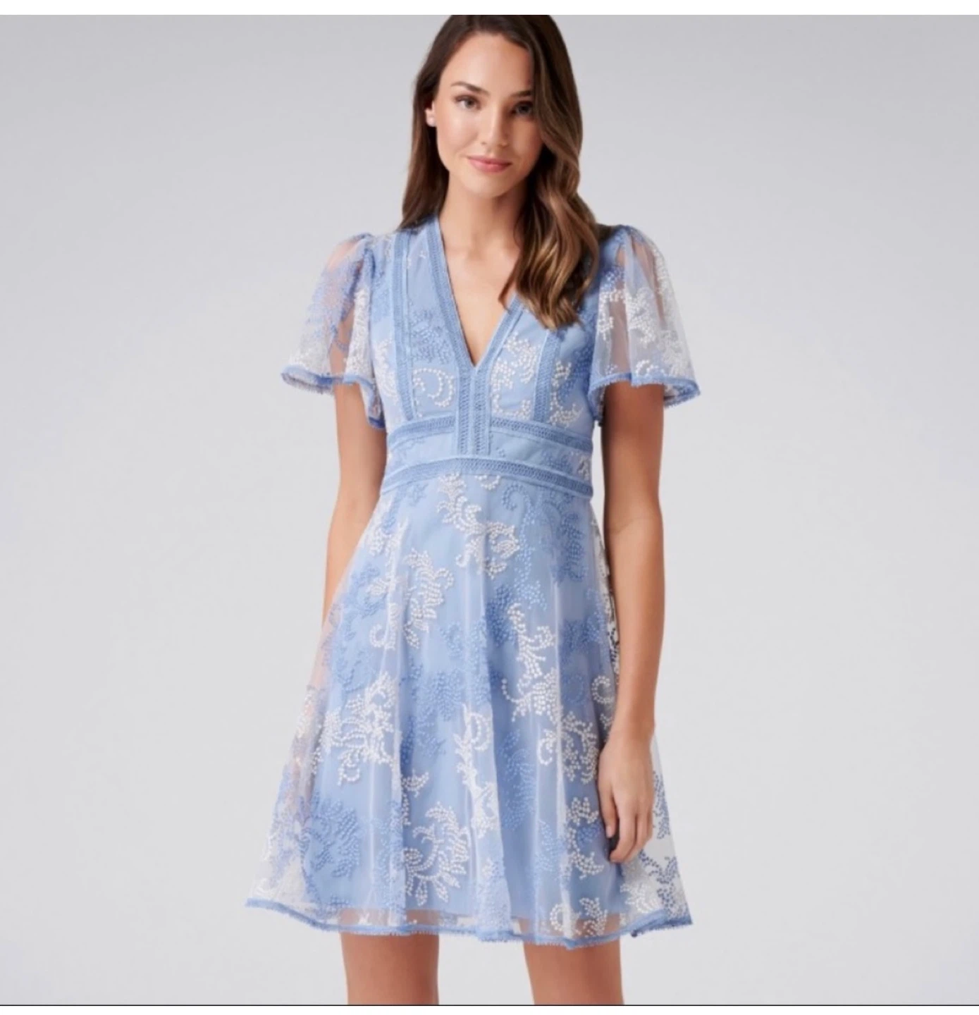 Evernew blue dress in size 4 - photo 2