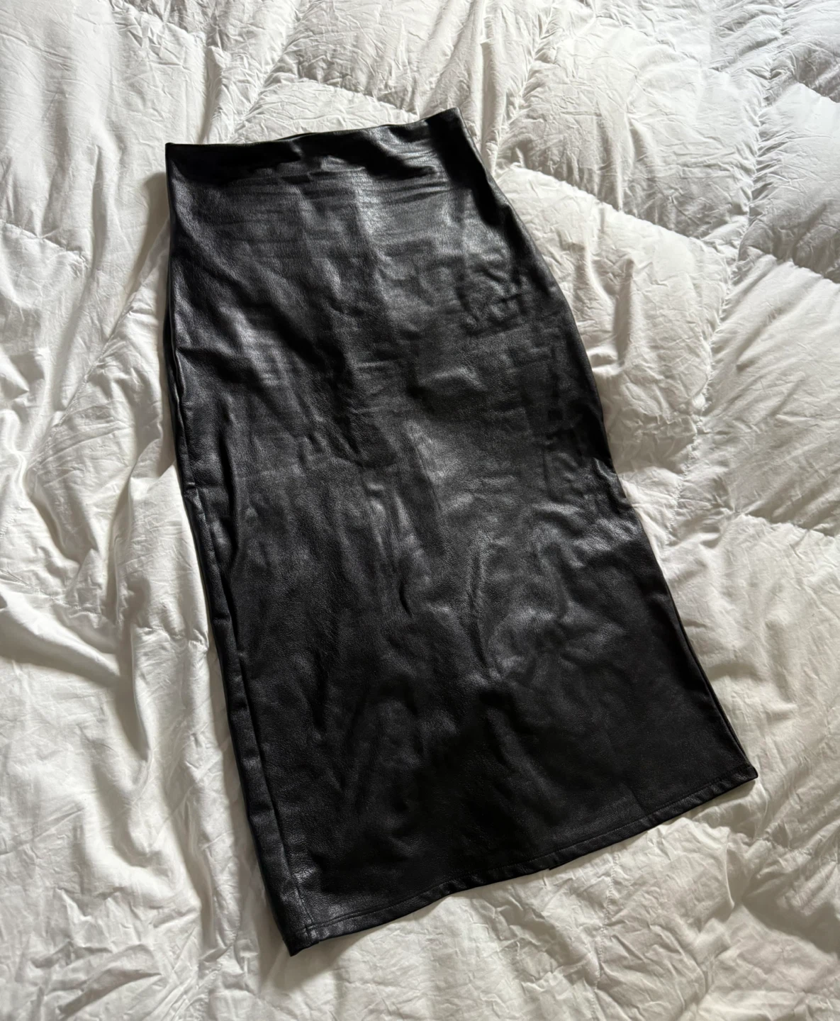 Commando Faux Leather Pencil Skirt - Size M - photo 3