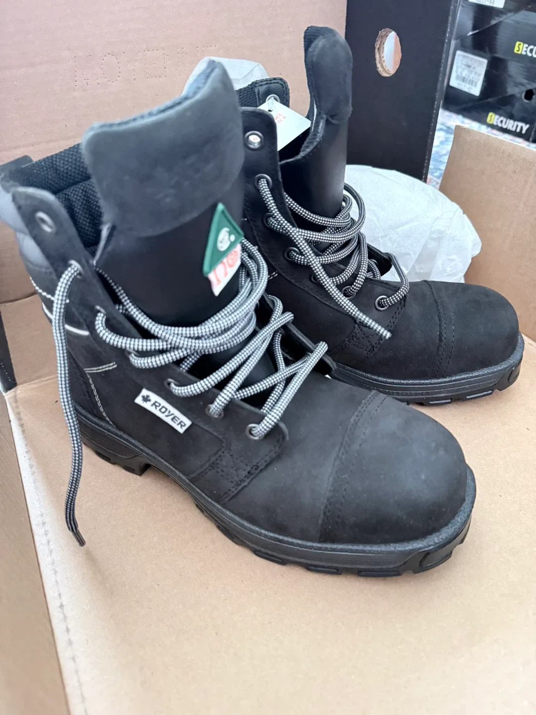 Royer 4700GT Black Work Boots - Size 5