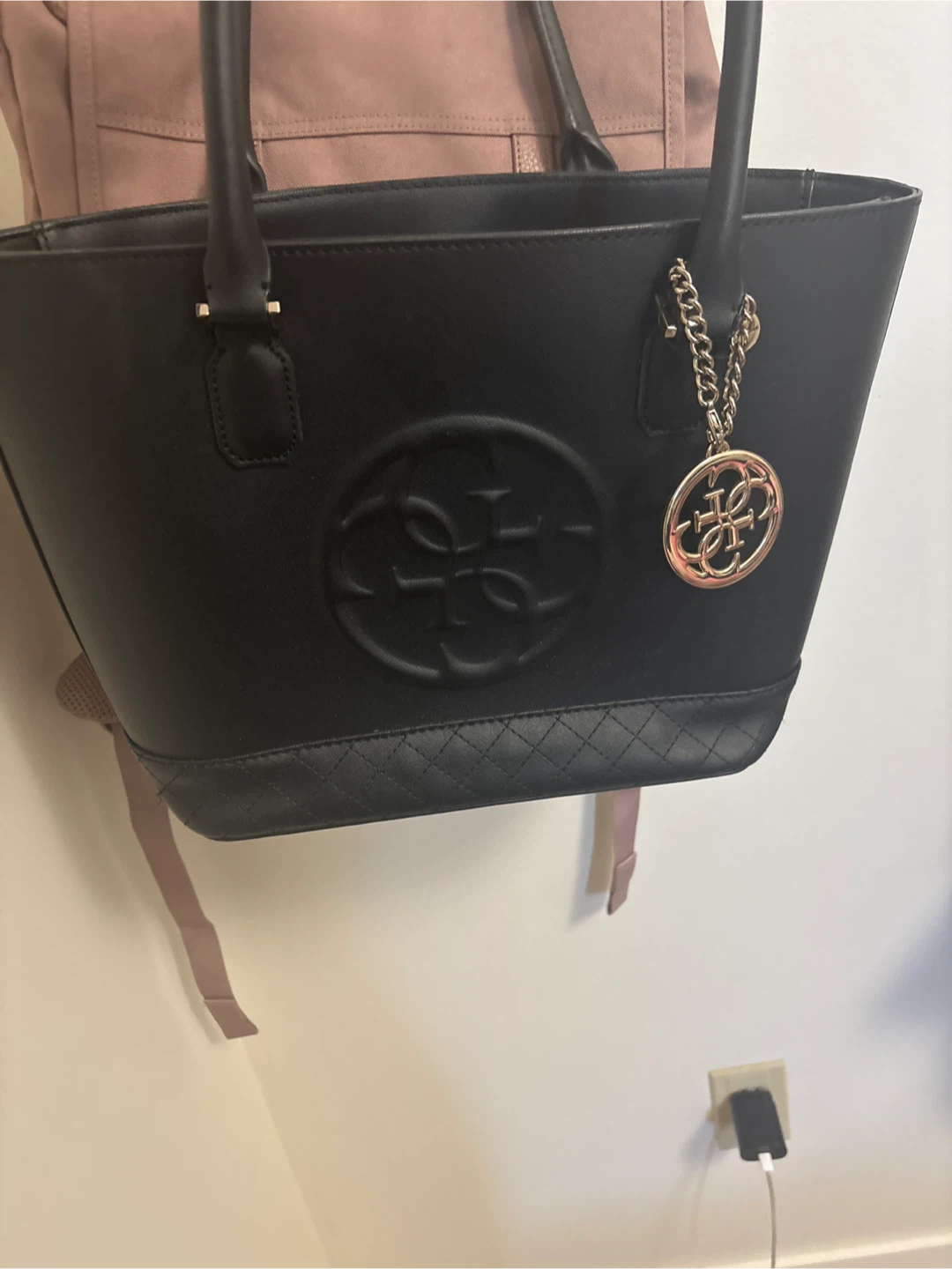 Guess Black Tote Bag