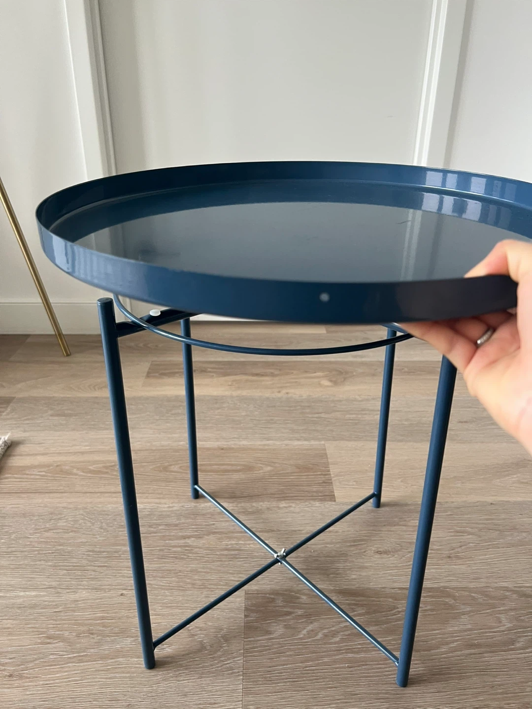 Blue side table - photo 2