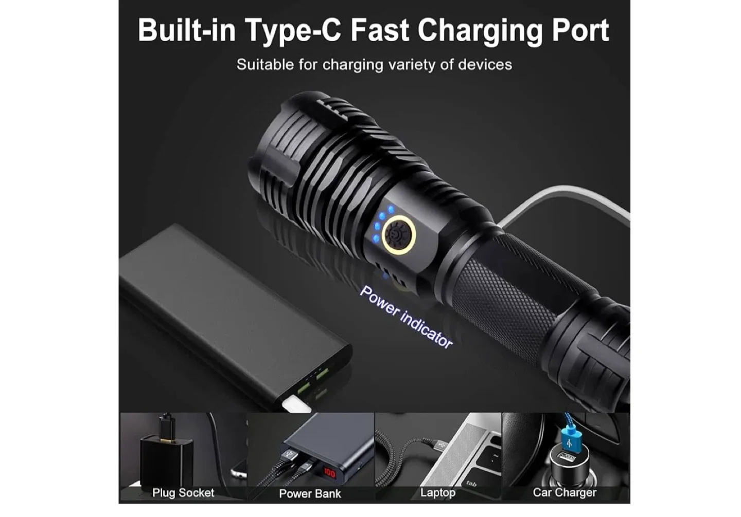 BRINYTE PT16 Tactical Flashlight - New in Box image indicator(7)