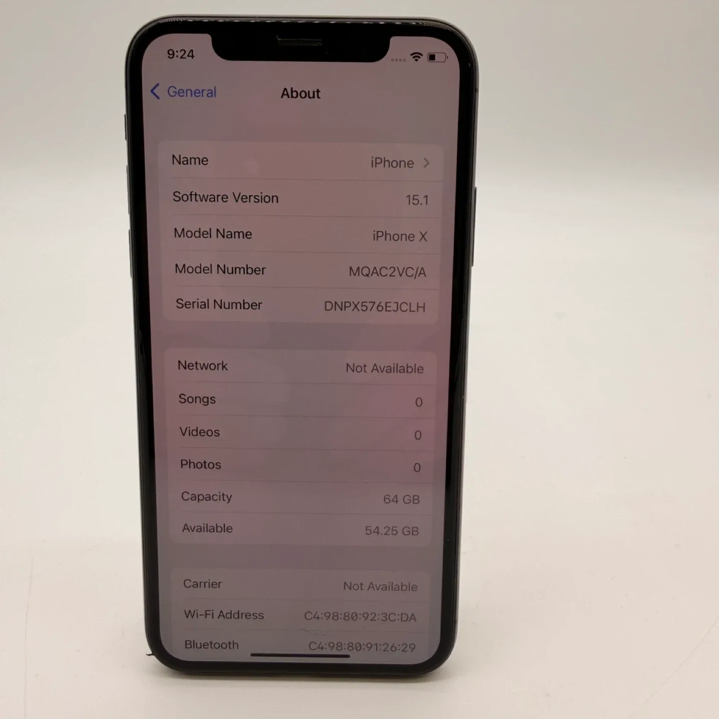 iPhone X - 64GB - gray/great condition image indicator(3)