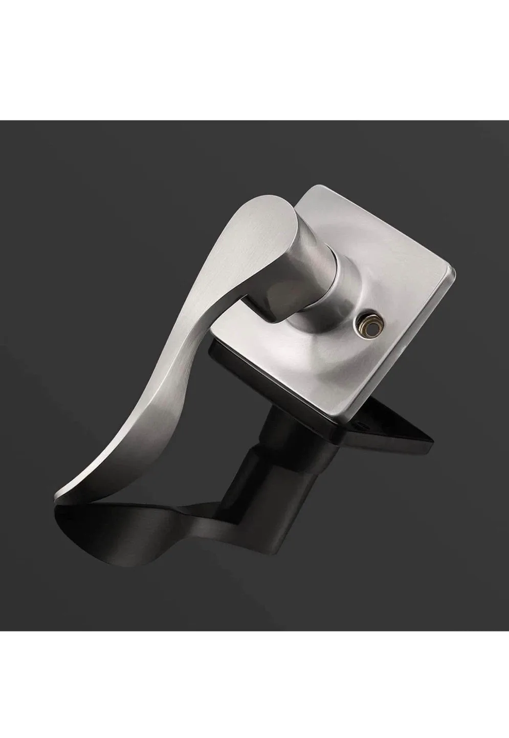 Door Lever Handle Set, Satin Nickel Finish image indicator(4)