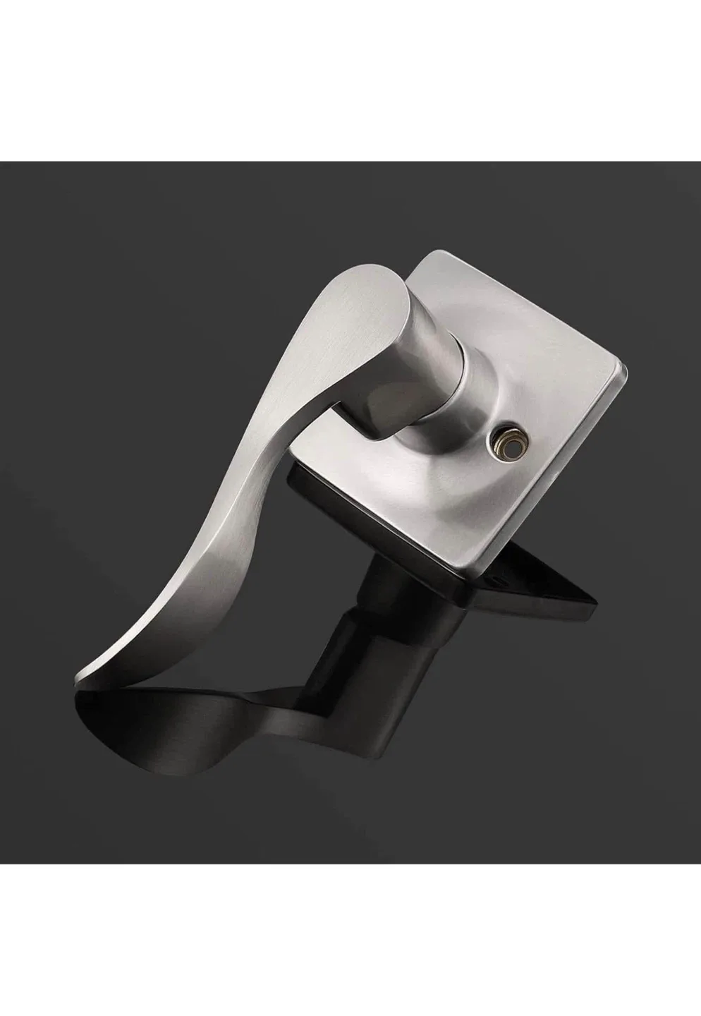 Door Lever Handle Set, Satin Nickel Finish image indicator(3)