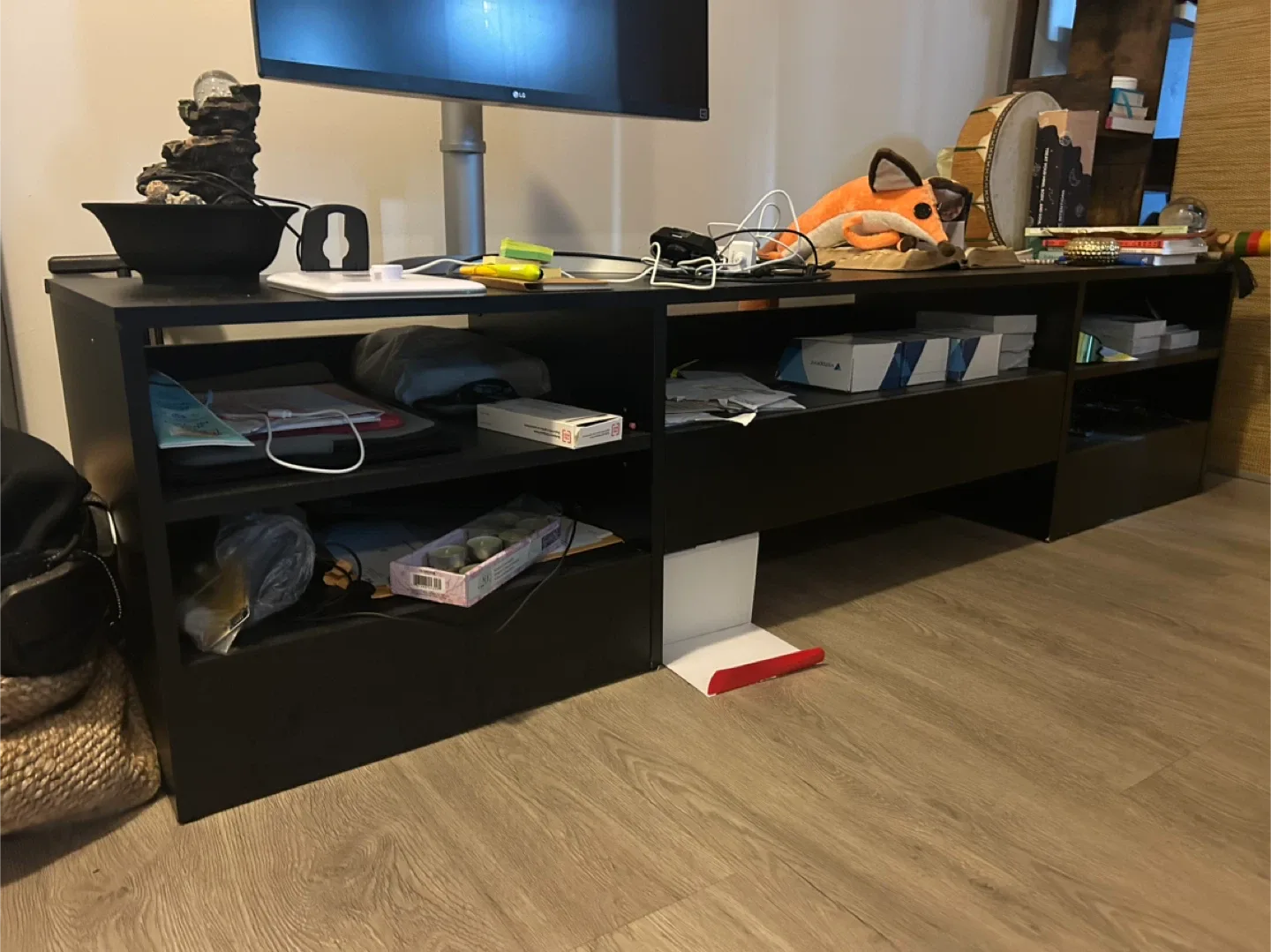 TV Bench Modern Black