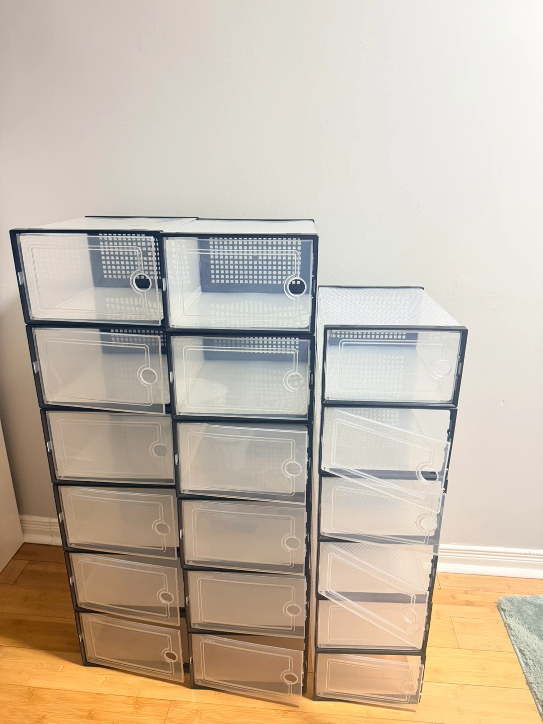 Shoe Storage Boxes - Set of 18