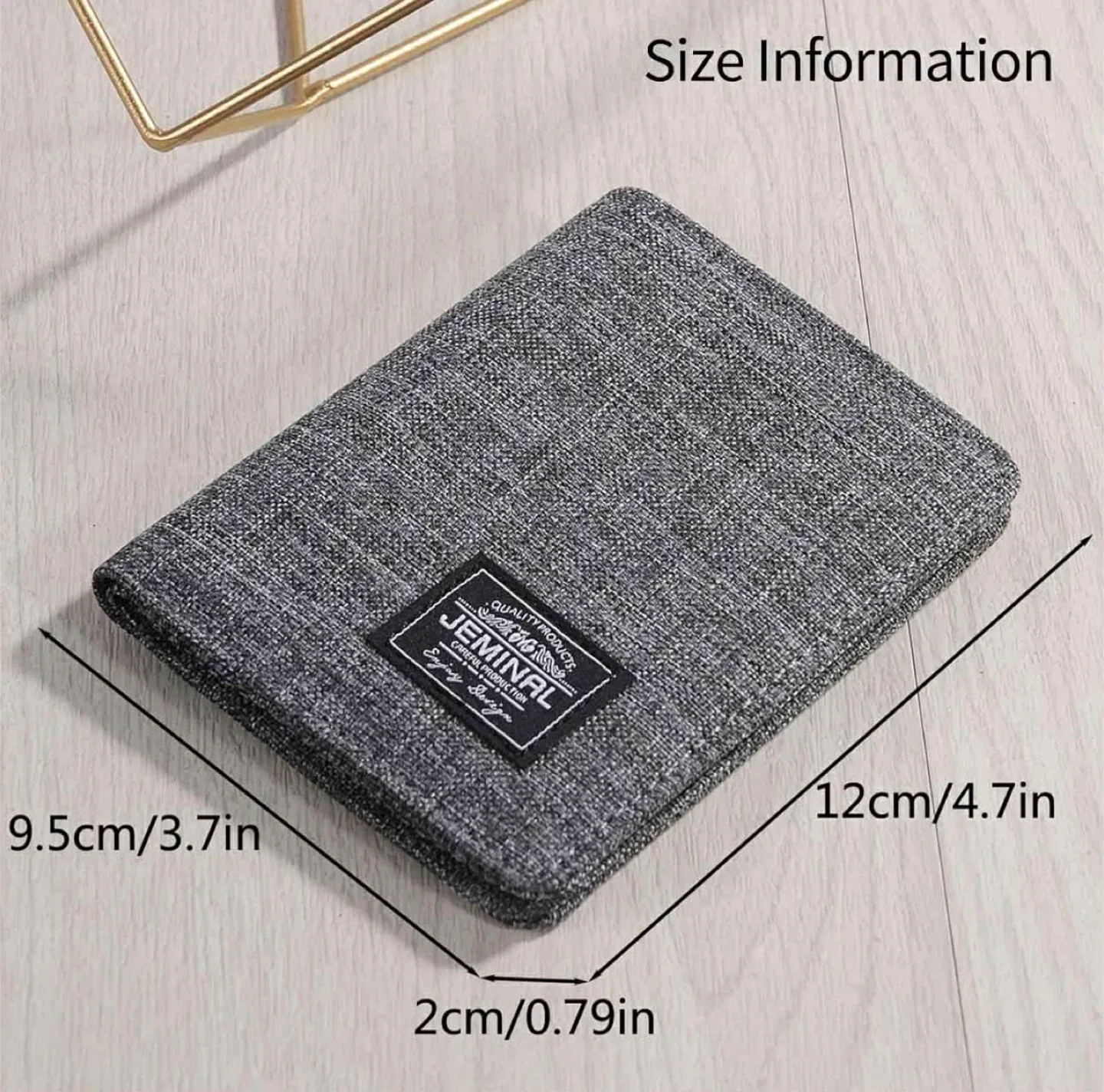 Jeminal Grey Wallet - Like New! image indicator(3)