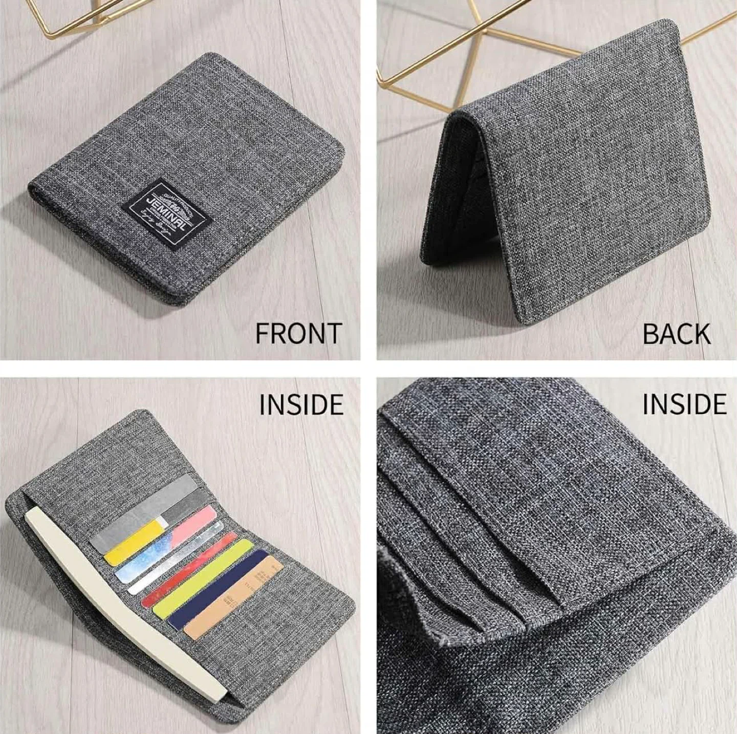 Jeminal Grey Wallet - Like New! - photo 4