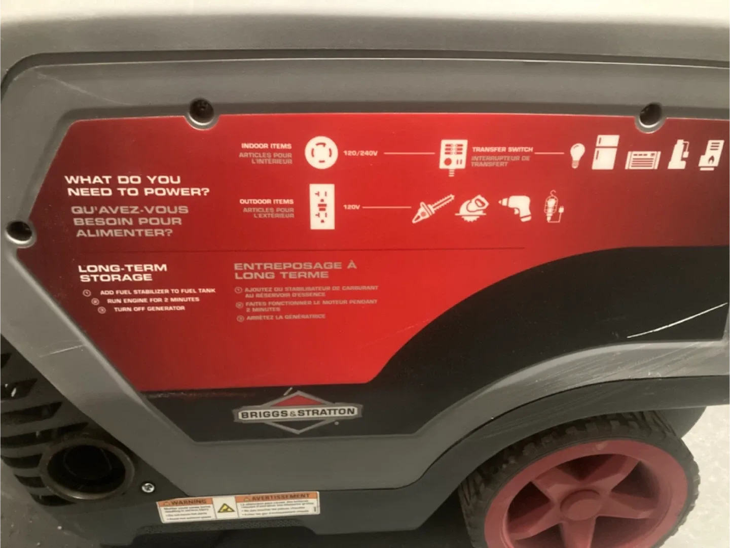 Briggs & Stratton Q6500 Inverter Generator image indicator(3)