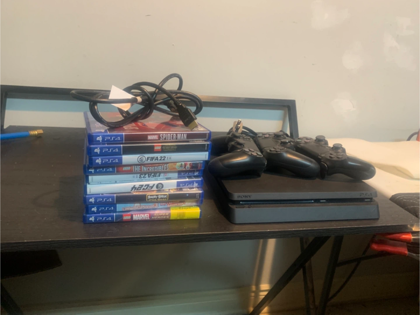 PlayStation 4 with Games and Controllers - photo 2
