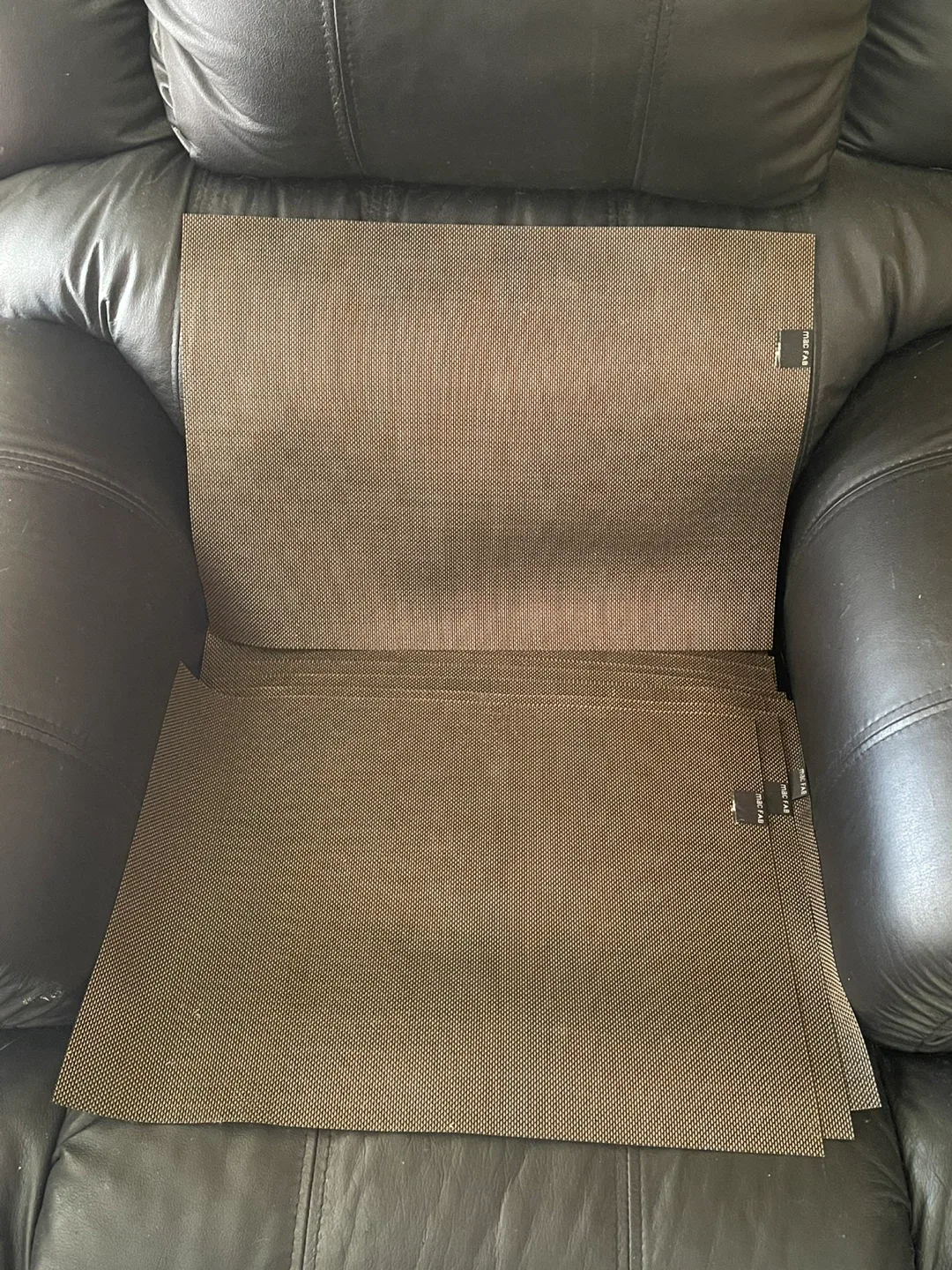 Mac Fab Woven Vinyl Placemats, Set of 9