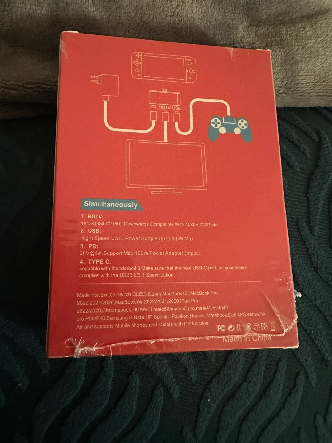 New Switch Type-C Hub Multi-Function Adapter image indicator(2)