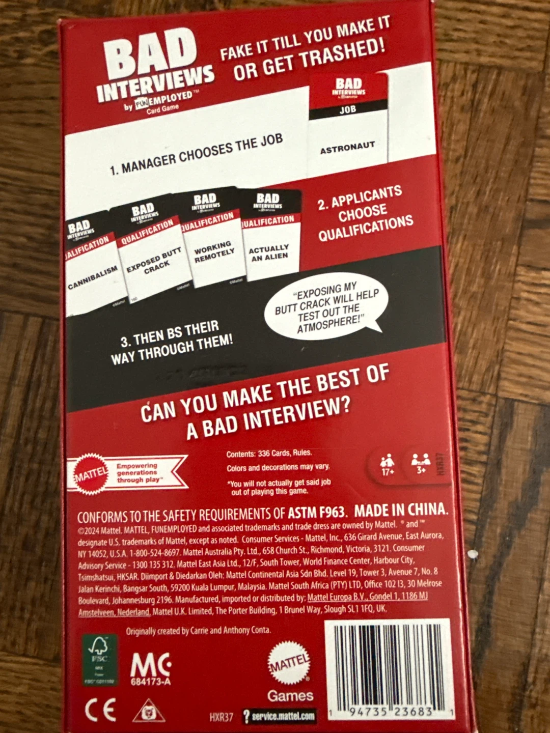 Bad Interviews by Funemployed Card Game - photo 2