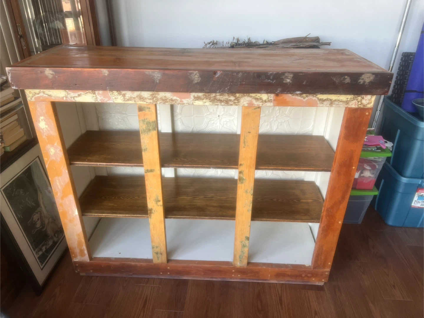 Wooden Shelving Unit