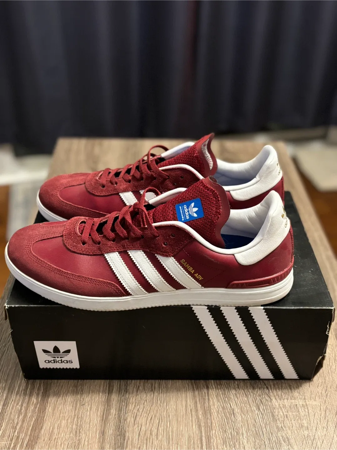 Adidas Samba ADV Burgundy Size 11 image indicator(4)