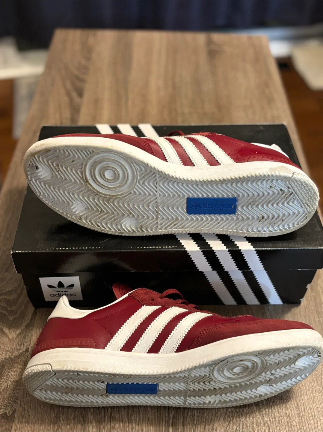 Adidas Samba ADV Burgundy Size 11 image indicator(5)