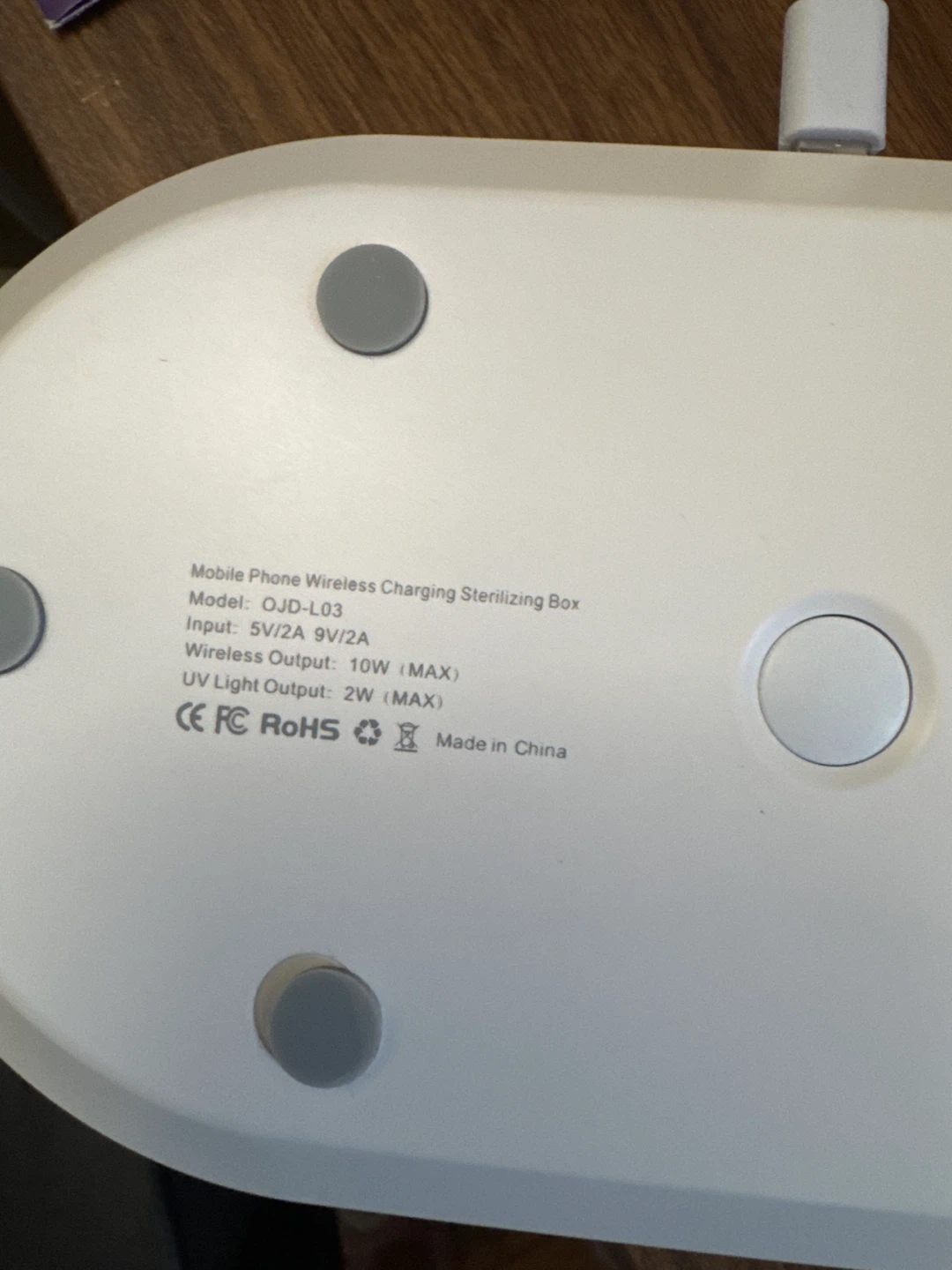 Mobile Phone Wireless Charging Sterilizing Box