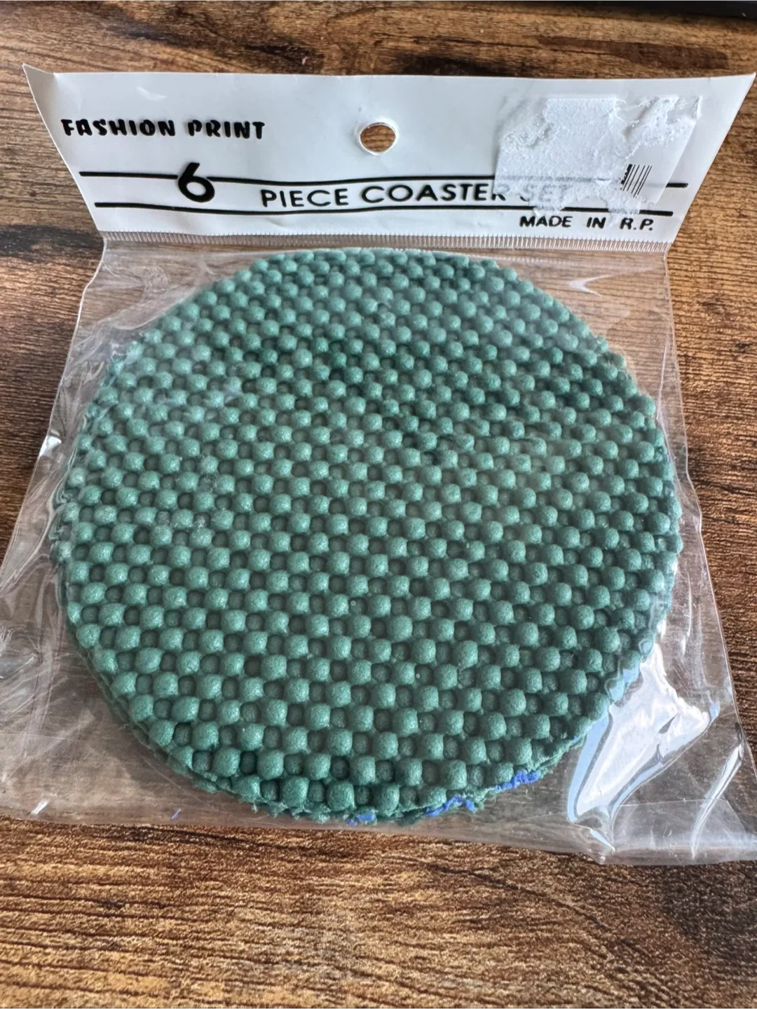 Fashion Print Coaster Set - 6 Piece