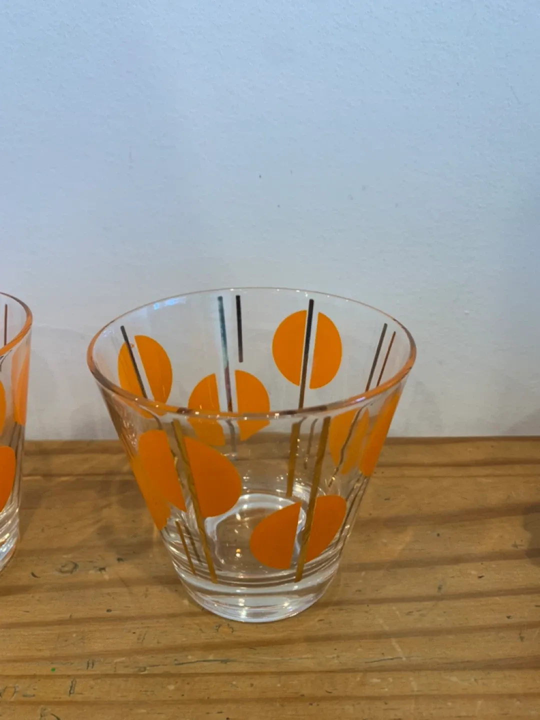 Vintage Fred Press Orange Mod Glasses image indicator(6)