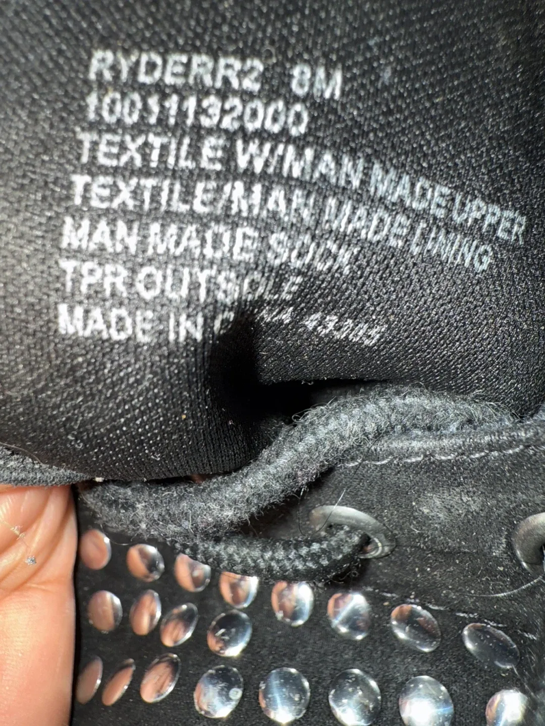 Black Studded Combat Boots - Size 8 image indicator(6)