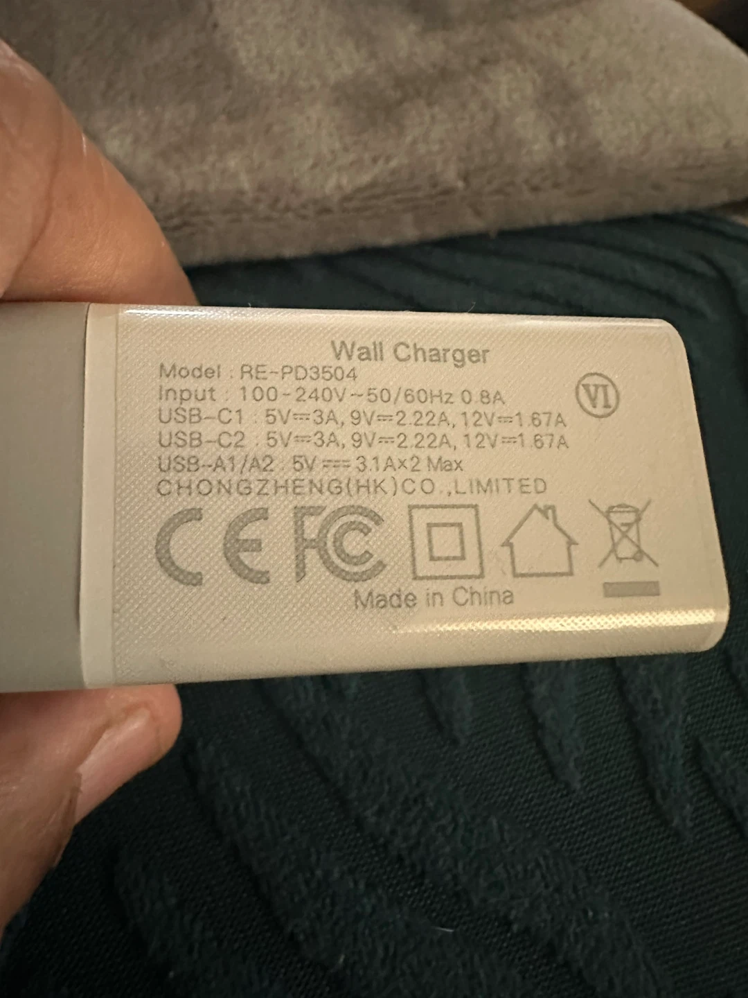 Adapter 3.0 Fast Charging Wall Charger - photo 3