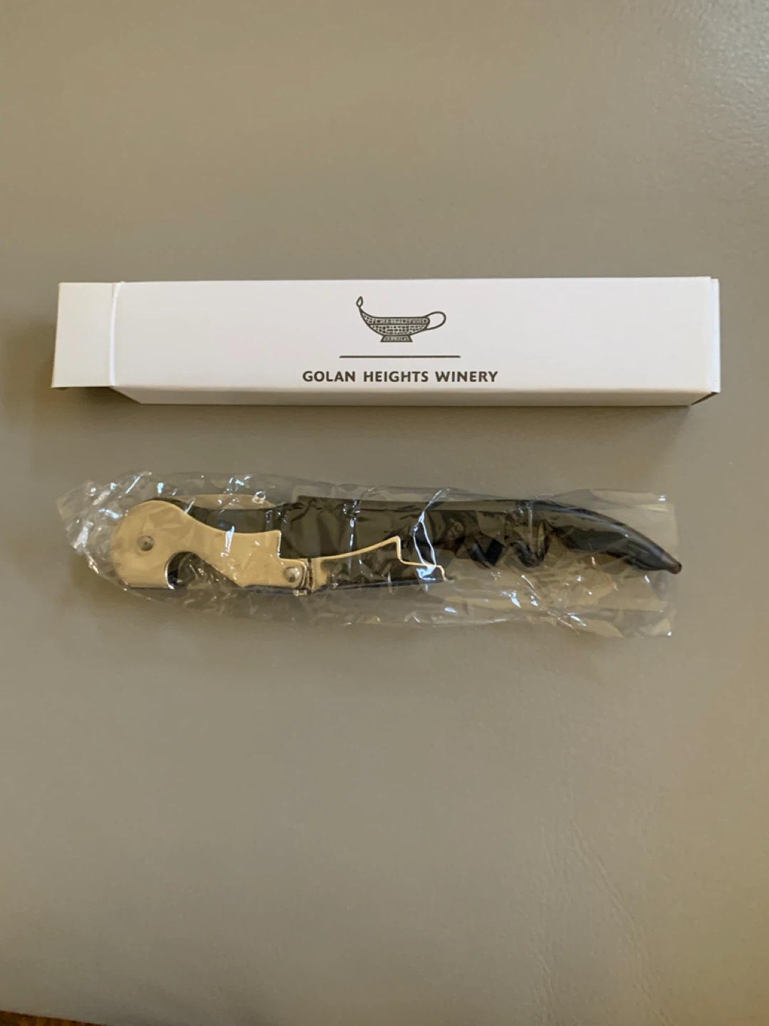 Golan Heights Winery Corkscrew W / Knife.” !