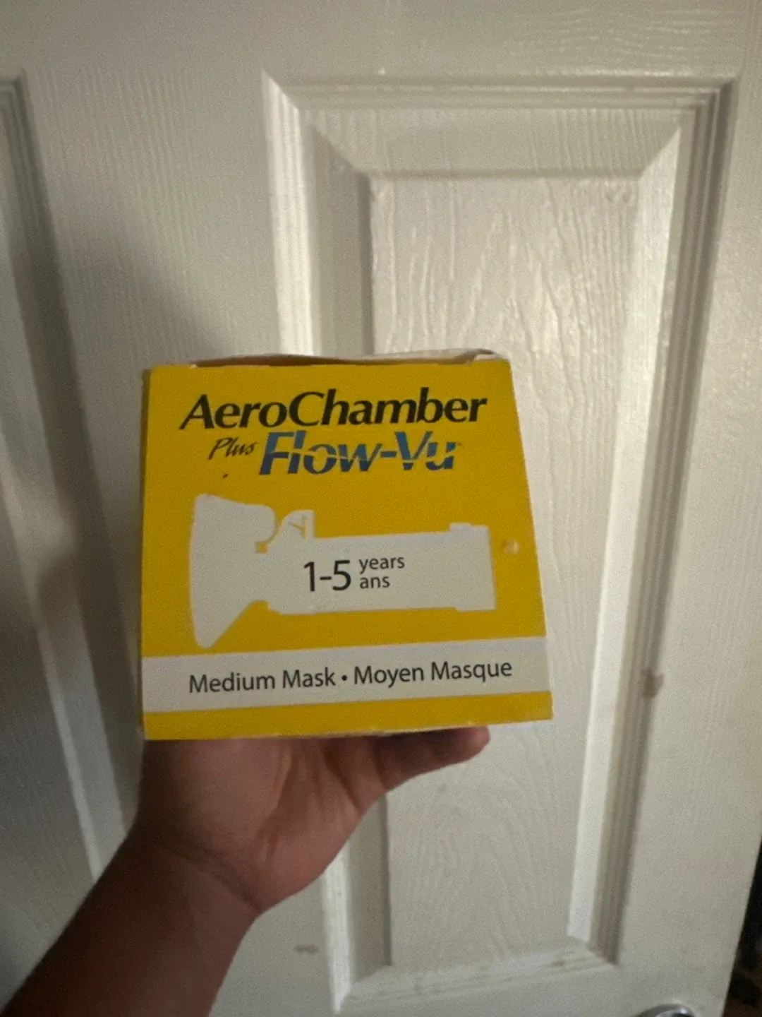 AeroChamber Plus Flow-Vu with Medium Mask (1-5 years)