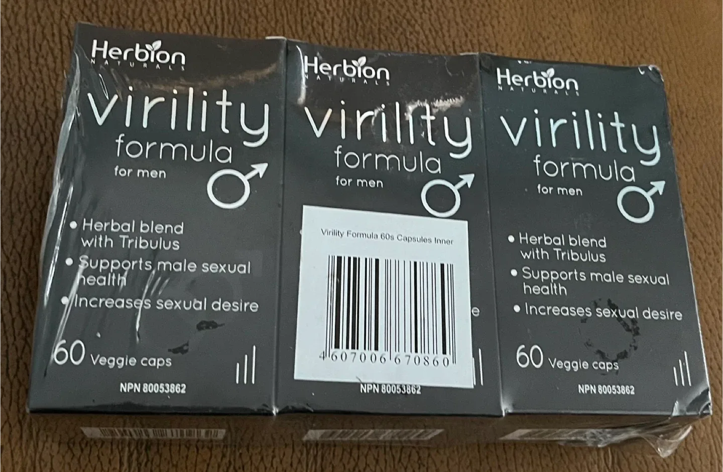 New Herbion Naturals Virility Formula for Men - 60 Veggie Caps image indicator(2)