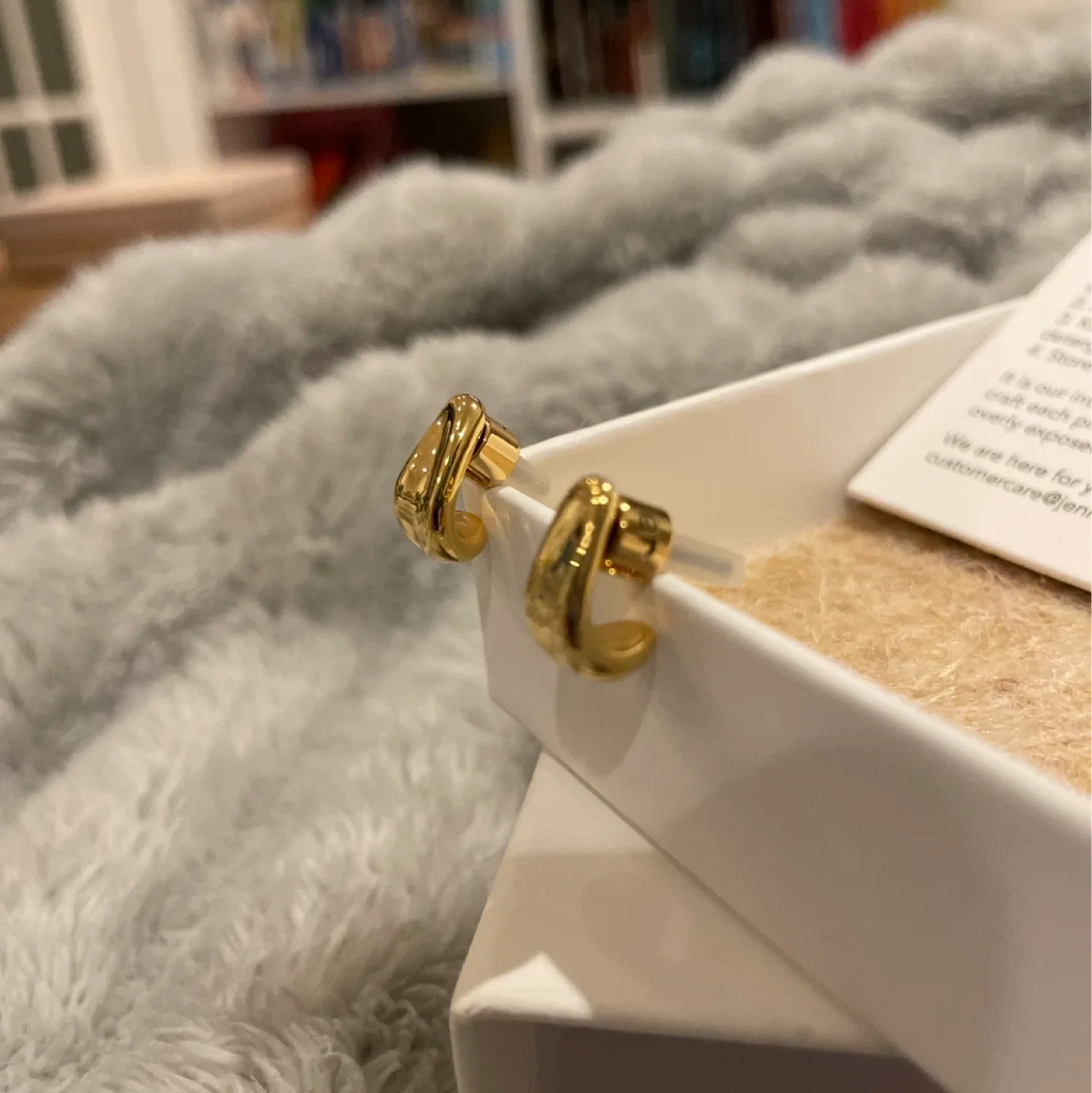 New Jenny Bird Gold Earrings