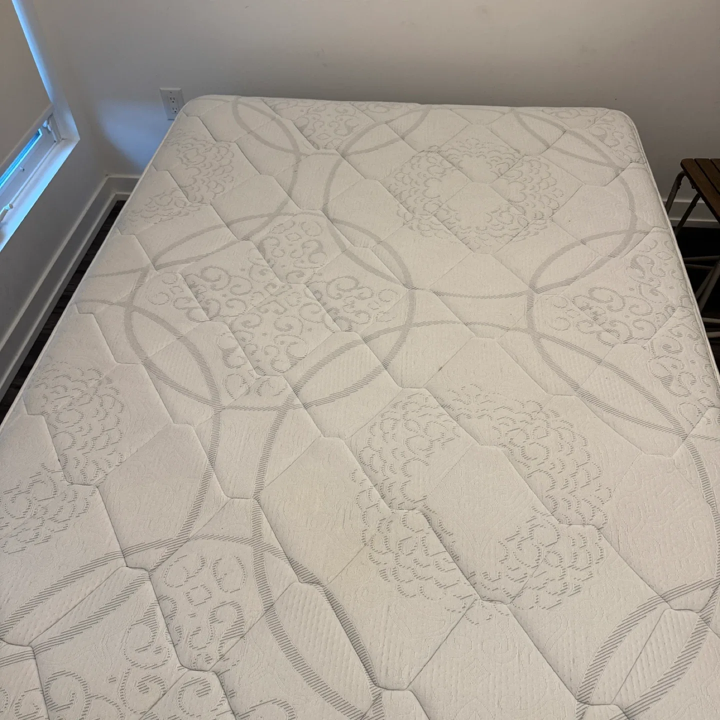 Queen Size Bed Frame and Mattress