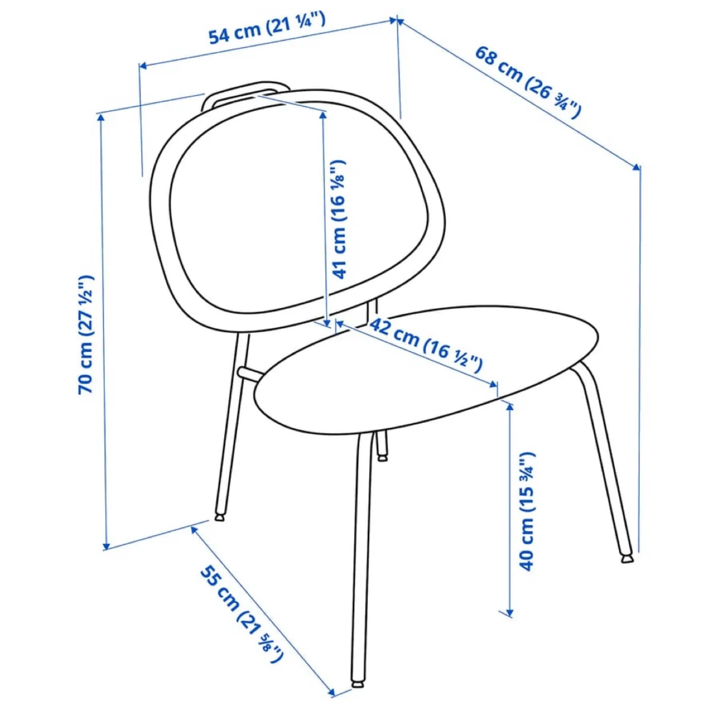 IKEA Chair - Light Grey image indicator(5)