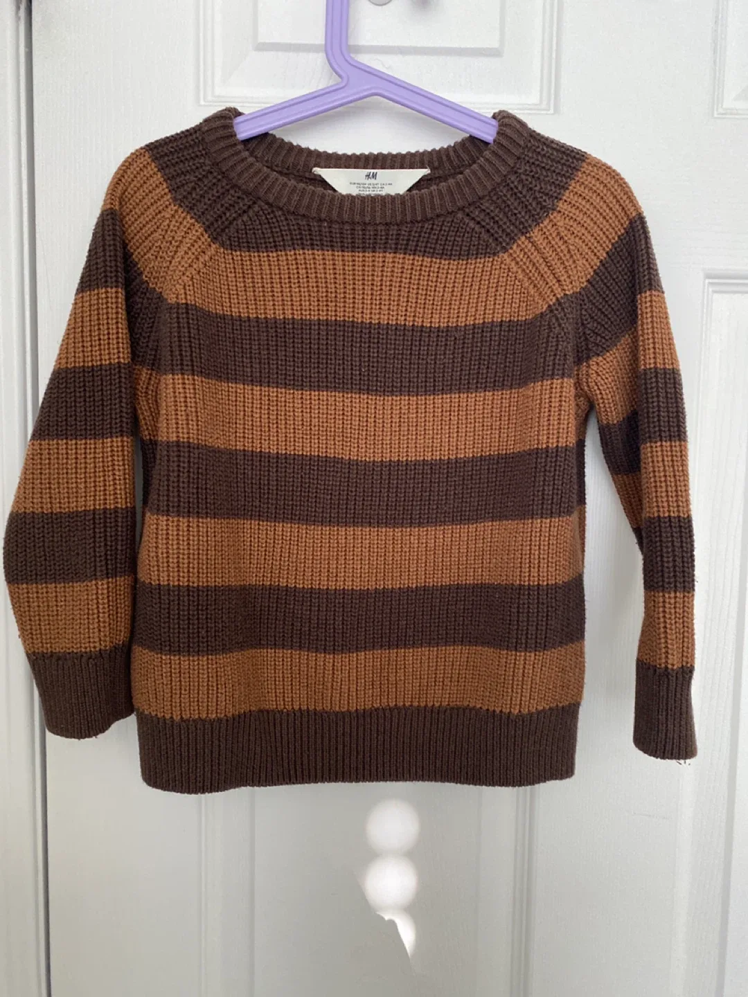 H&M Striped Knit Sweater - Size 2-4 Years