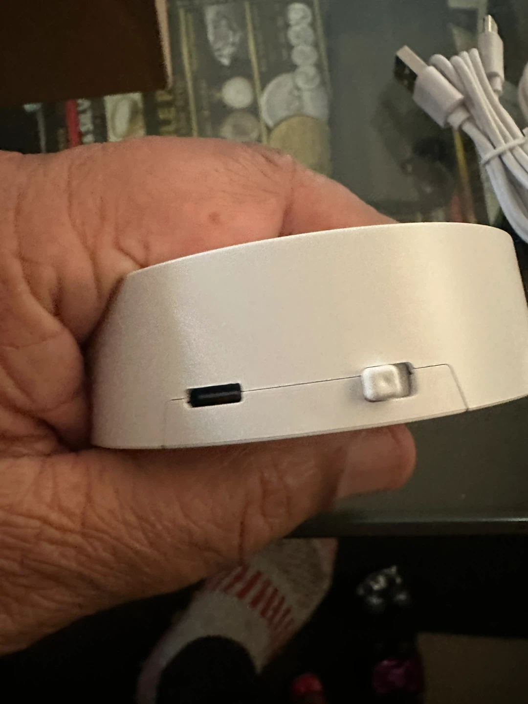 LED Puck Light with USB Cable - White - photo 4