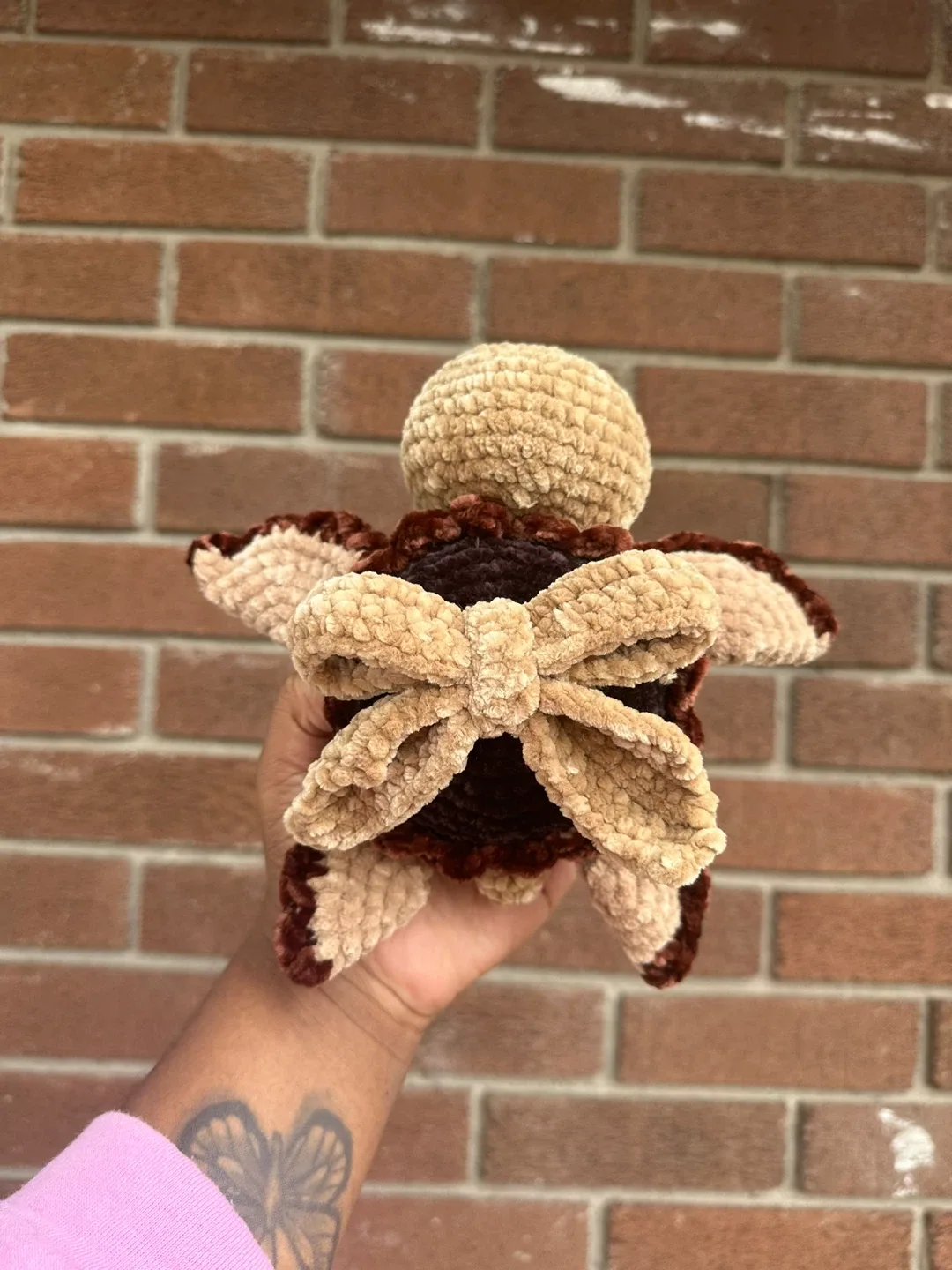 Handmade Crochet Turtle Plushie image indicator(4)