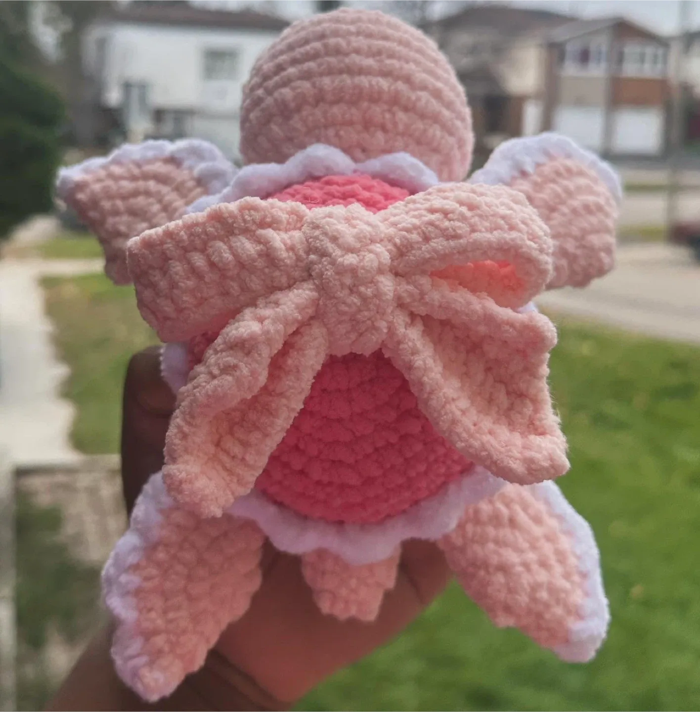 Handmade Crochet Turtle Plushie