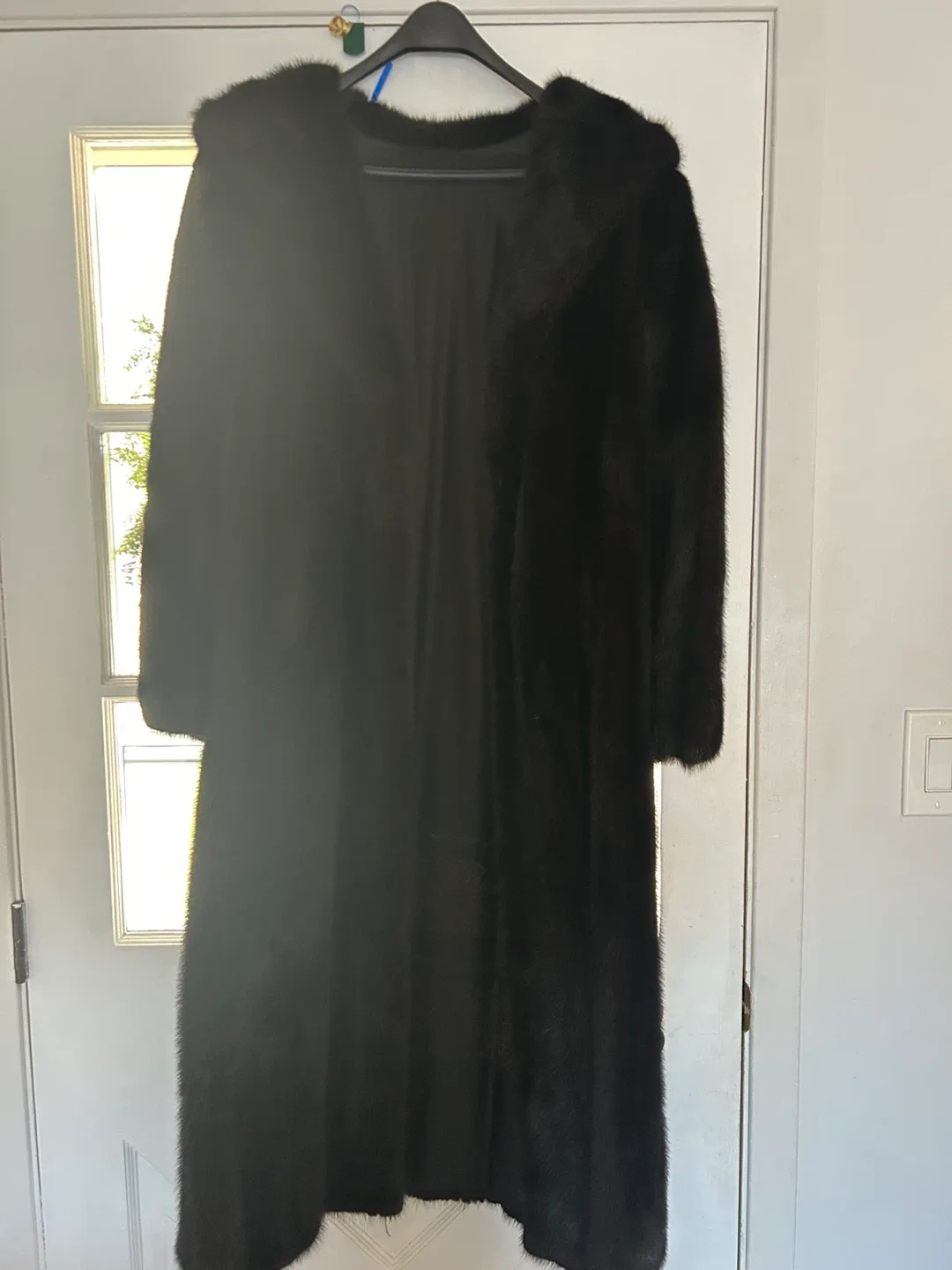 Vintage Black Mink Fur Coat made by Sellers Gough