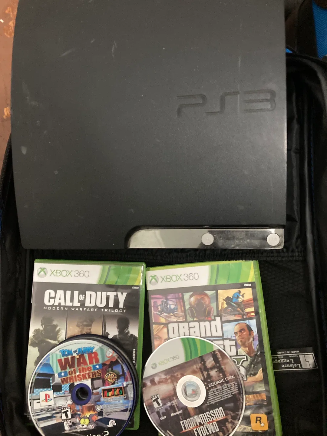 Xbox 360 Console with Games and Controllers plus PS3