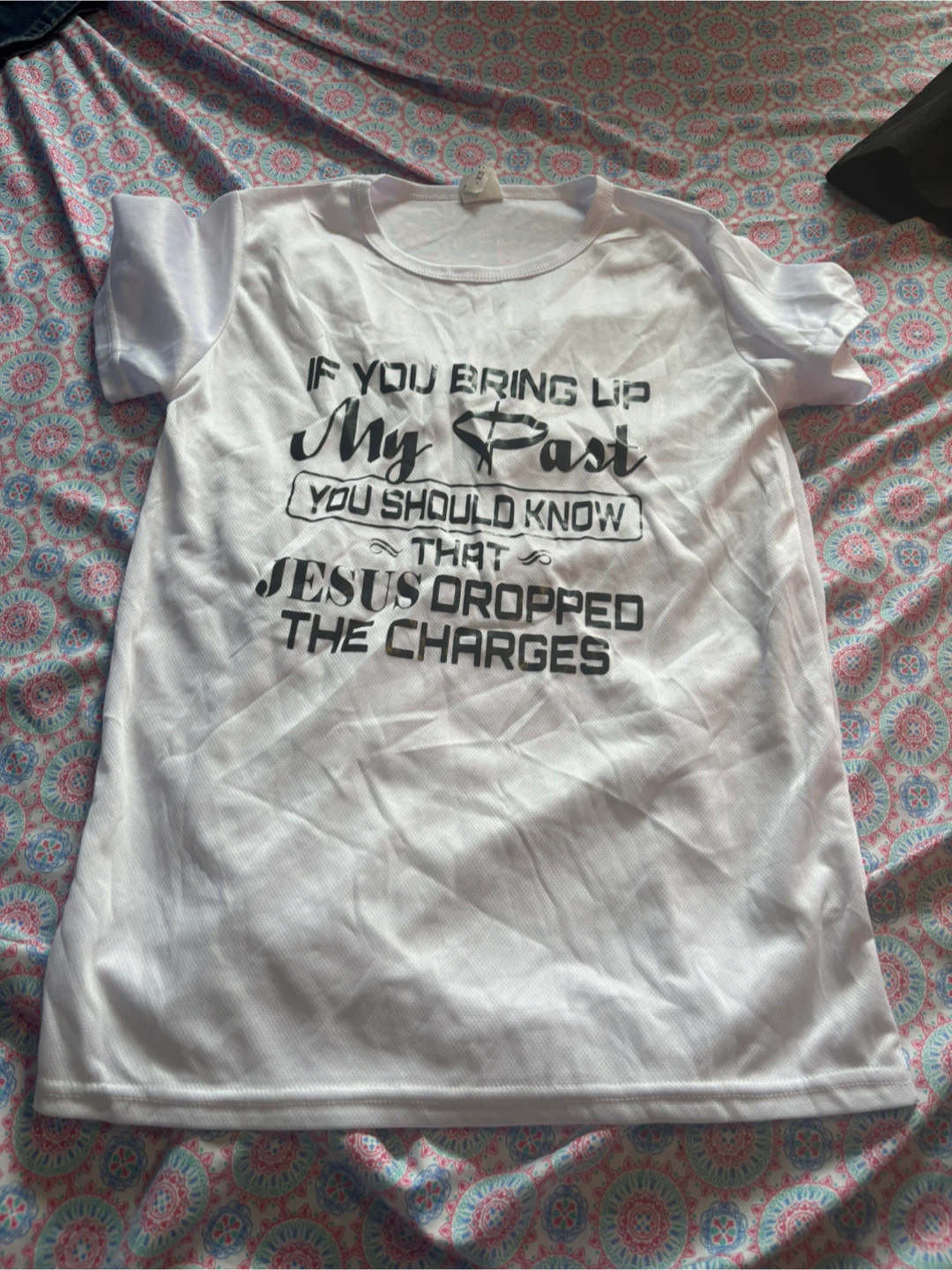 White Graphic T-Shirt